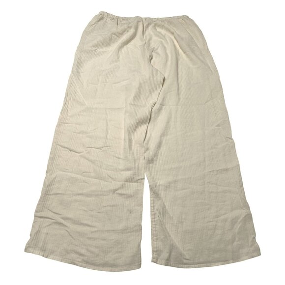 J.Crew Airy Gauze Beach Pant in Ivory - Picture 4 of 6